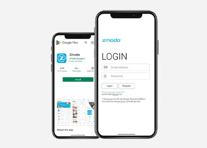 Zmodo Camera app login